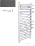 Radeco ARIA A5-350/2 1250x385 törölközőszárítós radiátor, MERKURY 5 (metál sötétszürke) színben (Radeco_ARIA_A5_350_2_MERKURY5)