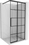 Mexen Rox Walk-in zuhanyfal jobb 70 x 200 cm, fekete rács 8 mm, fekete - 8C2-070-003-70-77-P (8C2-070-003-70-77-P)