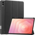  LEATHER cu balamale husă pentru Samsung Galaxy Tab S11 Ultra negru