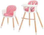 KinderKraft Sienna 2in1 fa etetőszék, Pink