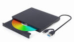Gembird DVD-USB-031 Slim DVD-Writer Black BOX (DVD-USB-031) - blacktip