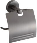 Mexen Remo WC-papír tartó, kefélt szürke pisztoly - 7050733-66 (7050733-66)