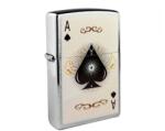 Zippo Benzines Zippo öngyújtó - Ace of Spades - kártya minta (Z-190108-5)