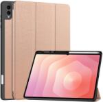  LEATHER Cu balamale husă pentru Samsung Galaxy Tab S11 Ultra ROSE GOLD