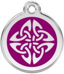 Red Dingo Rozsdamentes törzsi nyilak mintás acél biléta lila - falatozoo