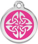 Red Dingo Rozsdamentes törzsi nyilak mintás acél biléta hot pink - falatozoo