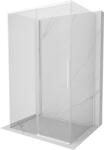 Mexen Rox-3S 3 oldalas csúsztatható zuhanykabin 95 x 85 cm, átlátszó, fehér - 8C2-095-085-20-00-3S (8C2-095-085-20-00-3S)