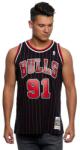 Mitchell & Ness Chicago Bulls #91 Dennis Rodman black/red Swingman Jersey