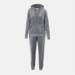 Miso Анцуг Miso Women Velour Tracksuit - Grey