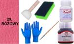  Pink 29 Różowa Bőrfesték sima bőrre Wilbra Tisztító Lakk G10-01 szett (Zestaw Farba RENOSKÓR do skóry ZMYWACZ Gąbka)
