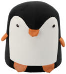 Brius Taburet copii maxim 50 kg antiderapant design vesel, 28x25 cm, model pinguin, negru (PHO-8823)