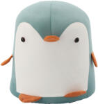 Brius Taburet copii maxim 50 kg antiderapant design vesel, 28x25 cm, model pinguin, albastru (PHO-8847)