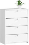 Brius Dulap pantofi pal 4 usi rabatabile organizare, 60x33x80 cm, 12 perechi, alb (AK-38166844) Pantofar