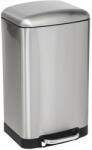 Brius Cos gunoi inox 20l pedala inchidere silentioasa, 30x30x53 cm, cuva detasabila, argintiu (JJ-202421) Cos de gunoi