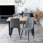  Szürke Szövet Étkezőszék. PERU 2 (ME-ME-PERU2-P-T-K)