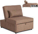  Ágyazható Fotel Barna Színben. IBERIS 80 cm (ME-ME-IBERIS-BR-T-FW80)