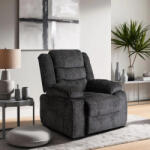  Modern Relaxfotel Vintage Fekete Bársony Kárpittal. ARTURO (ME-ME-ARTURO-CZ-V-FW)