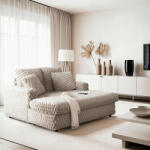  Elegáns Kanapé Bézs Színben. KOBEL (ME-ME-KOBEL-BZ-VP-FW)