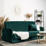  Kihúzható kanapé zöld velúr kárpitozással - PORTO (ME-PPHUE-PIEER-KRONOS19-WER)
