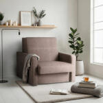  Ágyazható Fotel Barnás-Bézs Színben. MILAN 1 (ME-PPHUE-MAJA1-POLARIS4-FW)