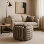  MAGMA bézs fonott puff (ME-ME-MAGMA-BZ-V-PUF)