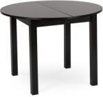  Bővíthető Étkezőasztal Fekete Színben. HARRY 102-142 cm (ME-B-HARRY-CZ-S)
