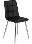  Fekete Eco-bőr Étkezőszék ENZO (ME-ME-ENZO-CZ-CH-E-K)