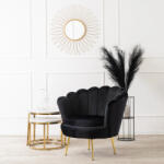  Fotel Szürke Bársony Kárpittal. ANGEL (ME-ME-ANGEL-CZ-V-FW)