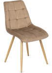 Krzesło RODRI Beżowe Welurowe (ME-ME-RODRI-BZ-D-V-K)