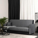  2 db kihúzható kanapé szett szürke színben - PORTO (ME-PPHUE-PIEER-PAROS6-Z2-WER)