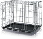 TRIXIE Szállítóketrec, 78×55×62cm, horganyzott, 2 ajtó, műanyag padló, beltéri/kültéri (3923)