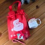  Mikulás-zsák ajándékcsomag - Hóemberes bögre