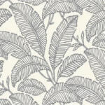 GRANDECO Levélmintás fekete vlies tapéta Attitude /Grandeco A66402 A66402 (A66402)