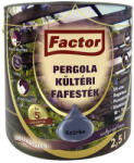 Festék Bázis Factor Pergola szürke 2, 5 l kültéri fafesték 250 (250)