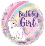 Conver ECO fólia lufi, 18"/45cm, gömb alakú, Birthday Girl