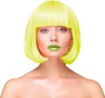 PartyPal Paróka, rövid, egyenes, neon sárga