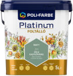 POLI-FARBE Platinum Foltálló Zöld kagylóvirág Z20 5l beltéri latex falfesték 1010107072 (1010107072)