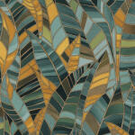 ERISMANN Levél mintás zöld színárnyalatú vlies tapéta ELLE DECOR 4 / ERISMANN 10446-19 10446-19 (10446-19)