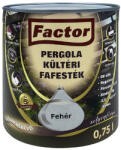 Festék Bázis Factor Pergola fehér 0, 75 l kültéri fafesték 247 (247)