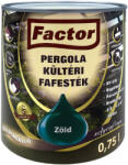 Festék Bázis Factor Pergola zöld 0, 75 l kültéri fafesték 263 (263)