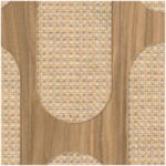 MARBURG Geometriai mintás barna színárnyalatú vlies tapéta Leyla/Novamur 81638 81638 (81638)