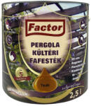 Festék Bázis Factor Pergola teak 2, 5 l kültéri fafesték 258 (258)