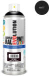 PintyPlus Pinty Plus Evolution Jet Black vizes bázisú akril festék spray matt 400ml RAL 9005 NVS714 (NVS714)