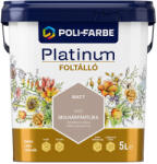 POLI-FARBE Platinum Foltálló Molnárpántlika M55 5l beltéri latex falfesték 1010107062 (1010107062)