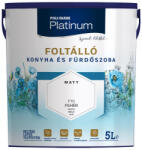 POLI-FARBE Platinum Foltálló Konyhai és Fürdőszoba Beltéri Falfesték Fehér 5 liter 118464 (118464)