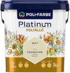 POLI-FARBE Platinum Foltálló földimogyoró színű 5l beltéri latex falfesték 2050102013 (2050102013)