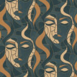 ERISMANN Mozaik mintás zöld színárnyalatú vlies tapéta ELLE DECOR 4 / ERISMANN 10458-19 10458-19 (10458-19)