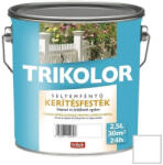 Trilak Trikolor kerítésfesték fehér 2, 5l selyemfényű 321009 (321009)