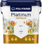 POLI-FARBE Platinum Foltálló fehér színű 5l beltéri latex falfesték 2050102022 (2050102022)