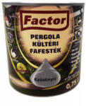 Festék Bázis Factor Pergola ezüst nyír 0, 75 l kültéri fafesték 691 (691)
